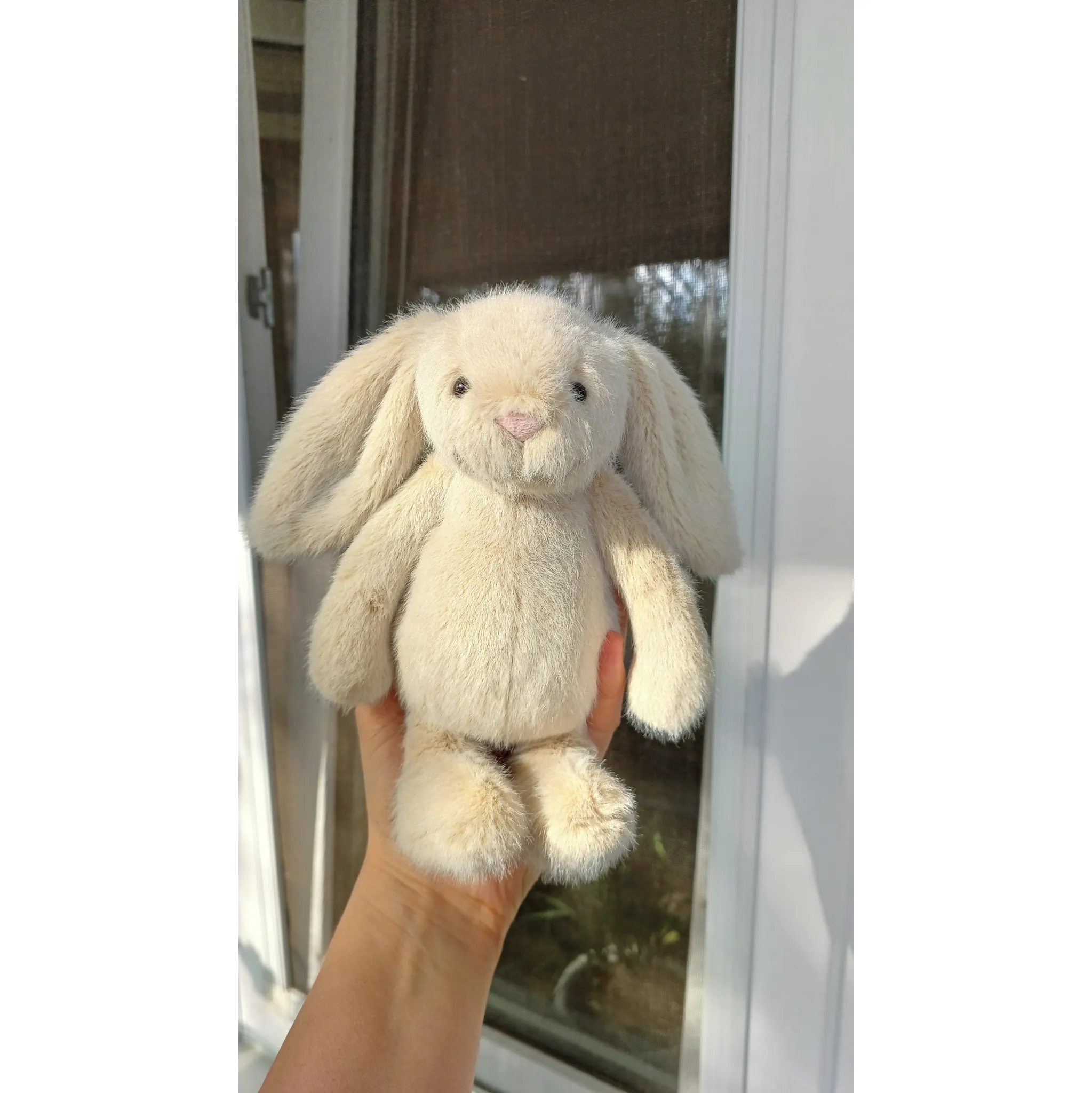 Fotografie 6 - Plyšák Jellycat Wheat Flufflet Bunny 18 cm