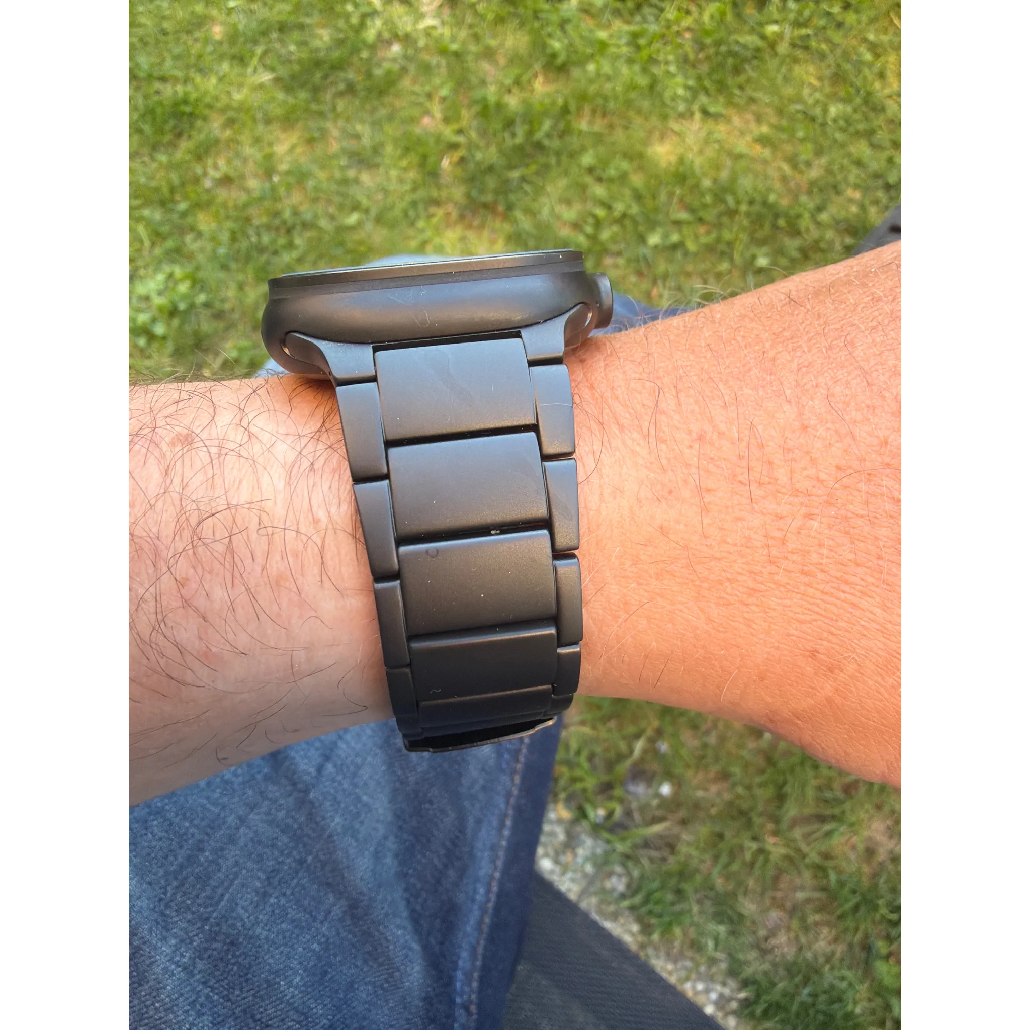 Fotografie 2 - Řemínek na hodinky FIXED Titanium Strap FIXTST-434-BK  černý