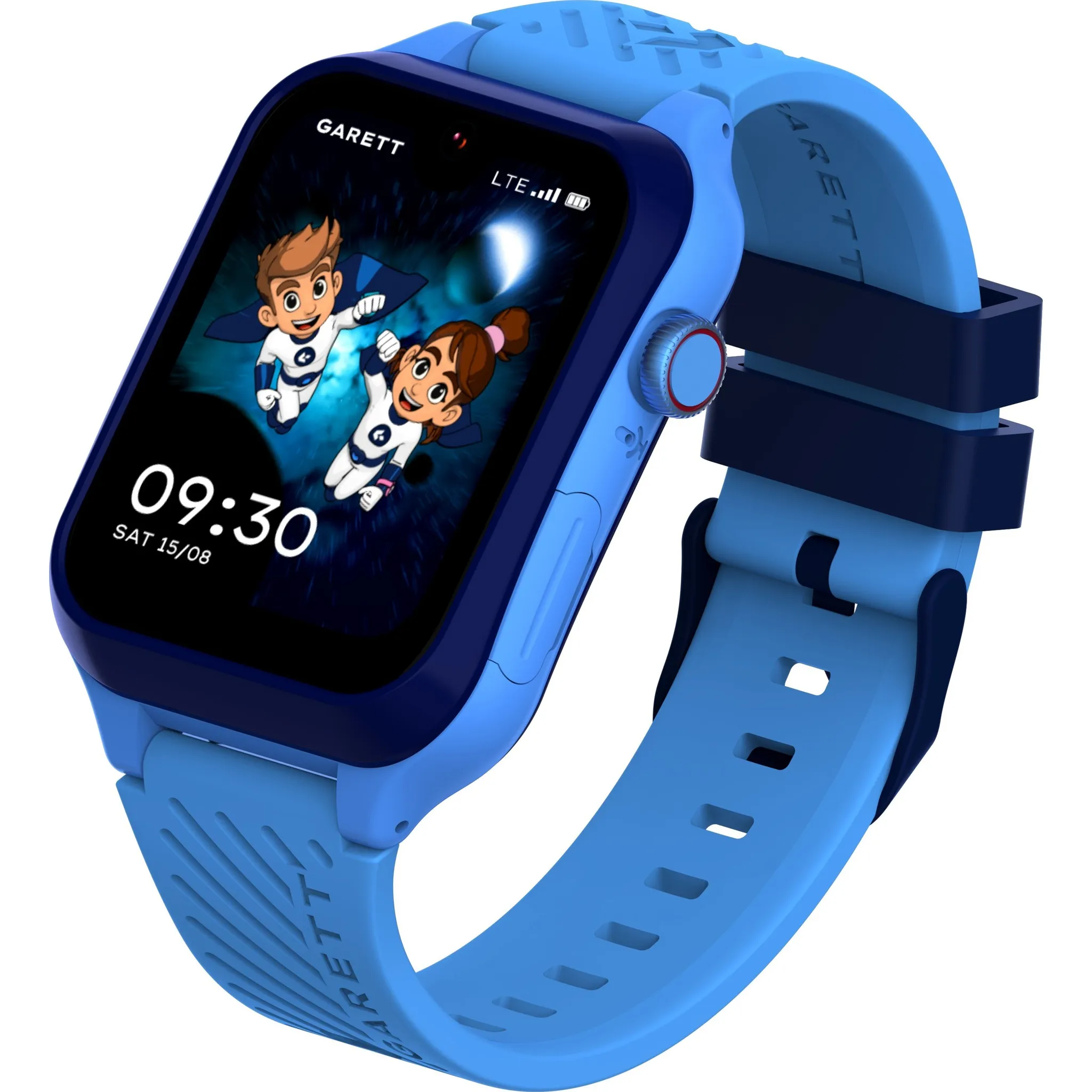 Fotografie 3 - Chytré hodinky Garett Smartwatch Kids ESSA 2 AI 4G modré