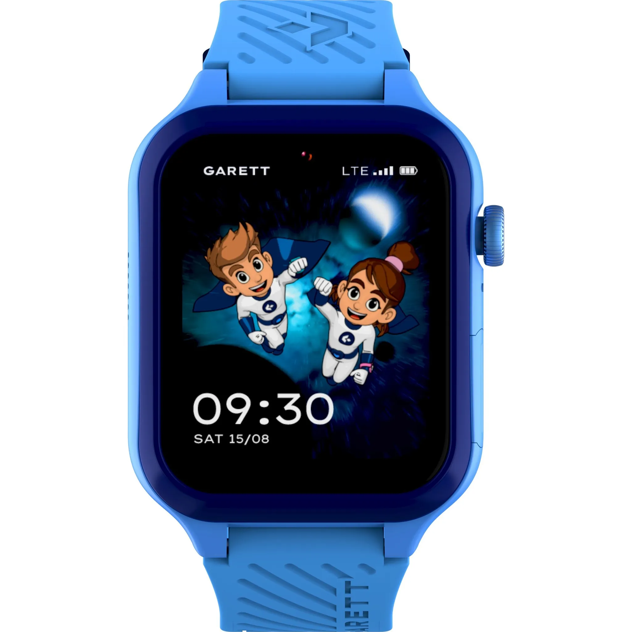 Fotografie 1 - Chytré hodinky Garett Smartwatch Kids ESSA 2 AI 4G modré