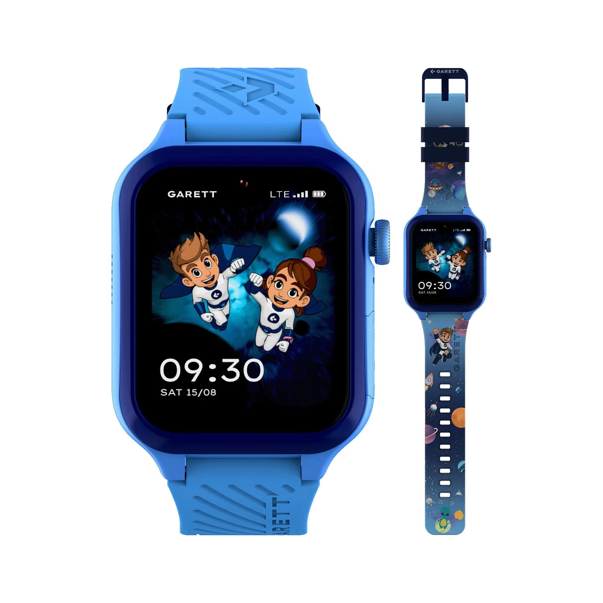 Fotografie 2 - Chytré hodinky Garett Smartwatch Kids ESSA 2 AI 4G modré