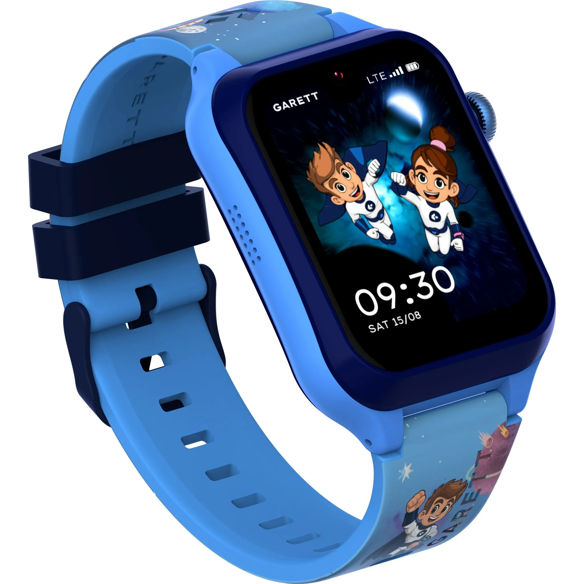 Fotografie 6 - Chytré hodinky Garett Smartwatch Kids ESSA 2 AI 4G modré