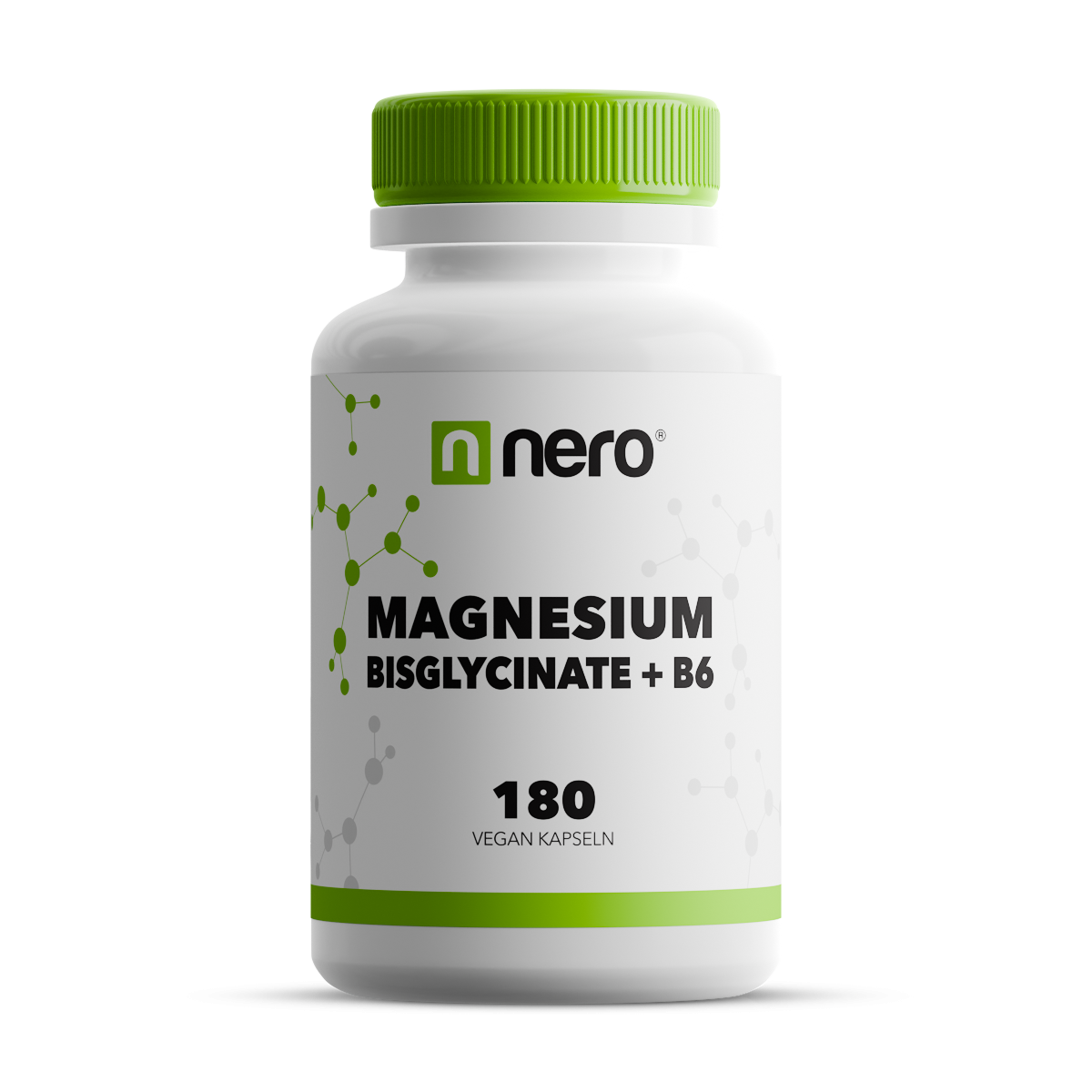 Nero Magnesium Bisglycinate + B6 180 kapslí