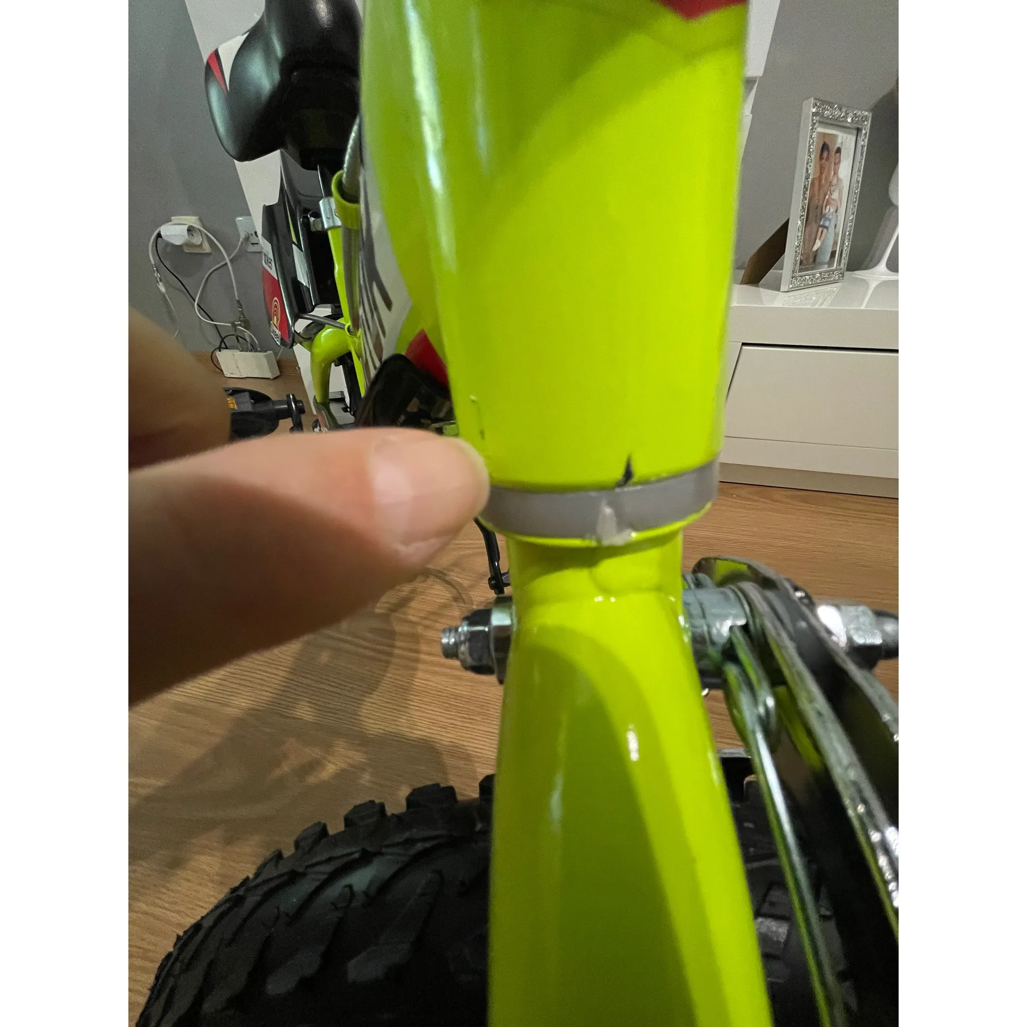 Fotografie 5 - Dětské kolo Dino Bikes 143GLN Raptor 14" 2017 žluté