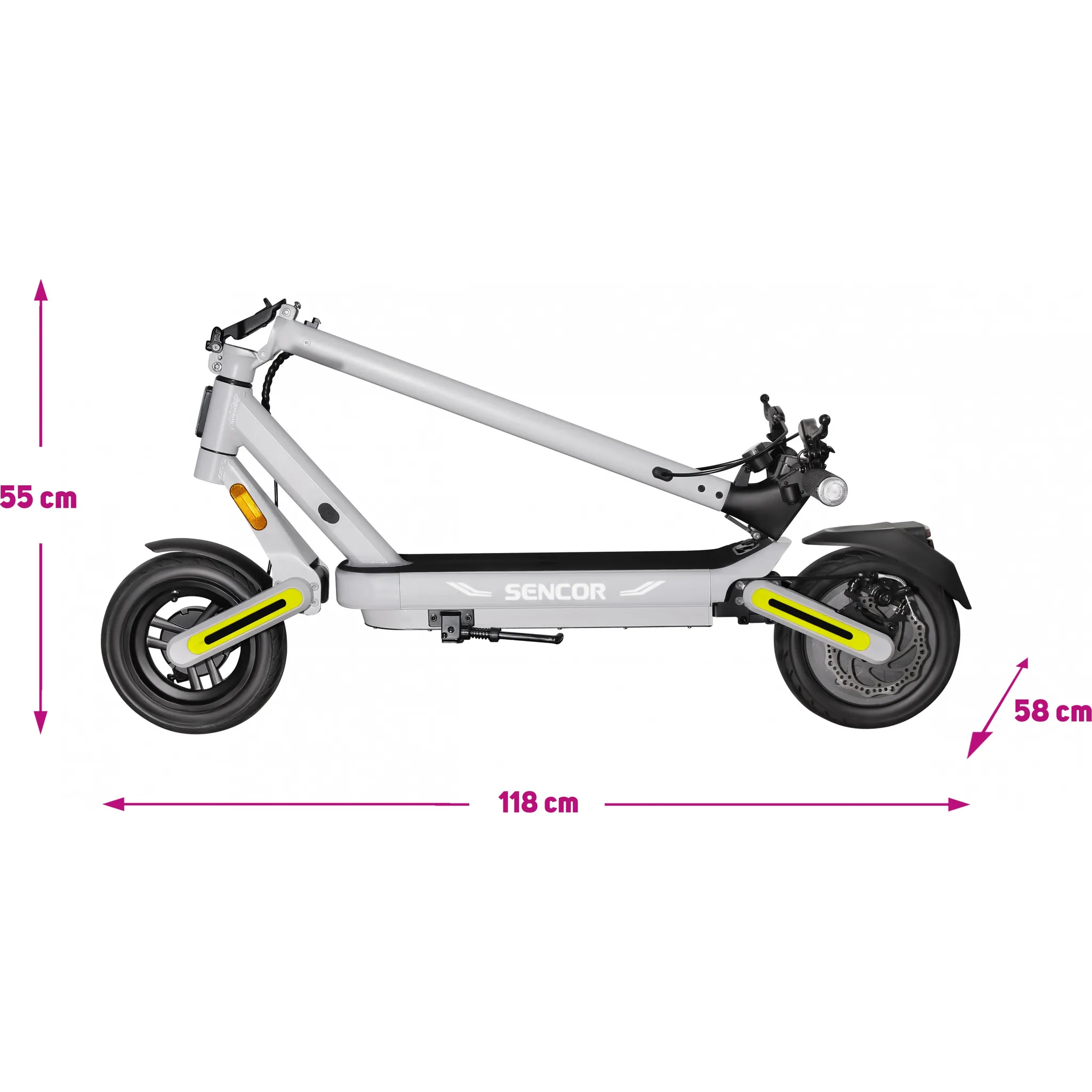 Fotografie 6 - Elektrokoloběžka Sencor Scooter S71 Light