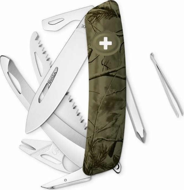 Swiza kapesní nůž HU10R-TT Tick-Tool olive/pine