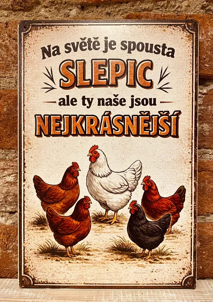 Cedulka - nejkrásnější slepice