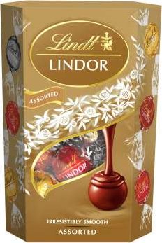 Lindt Čokoládové pralinky Lindor - zlatý mix, 200 g