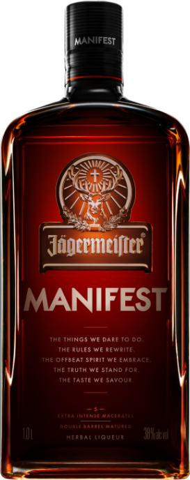 Jägermeister Manifest 38% 0,5l (holá láhev)