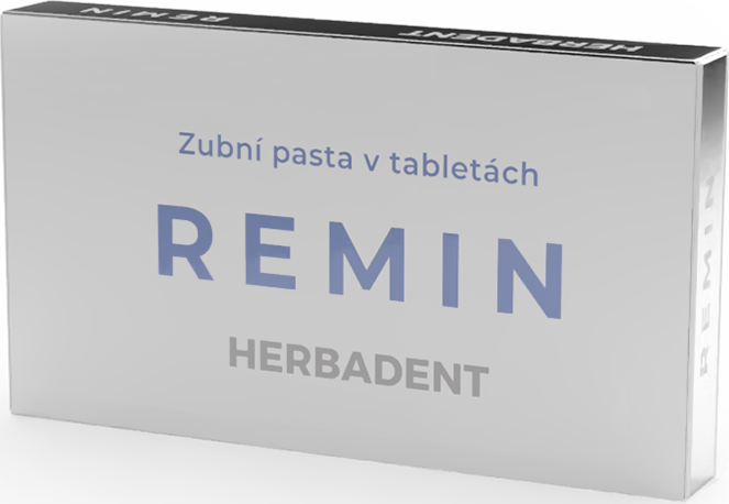 HERBADENT REMIN Zubní pasta v tabletách 90 ks varianta: 30 kapslí