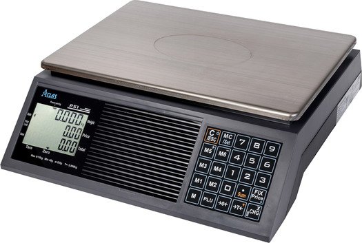Obchodní váha s výpočtem ceny ACLAS PS1-30B, 15;30kg/5;10g, 330mmx230mm (Kompaktní obchodní váha s výpočtem ceny, ověřená - cejchovaná)