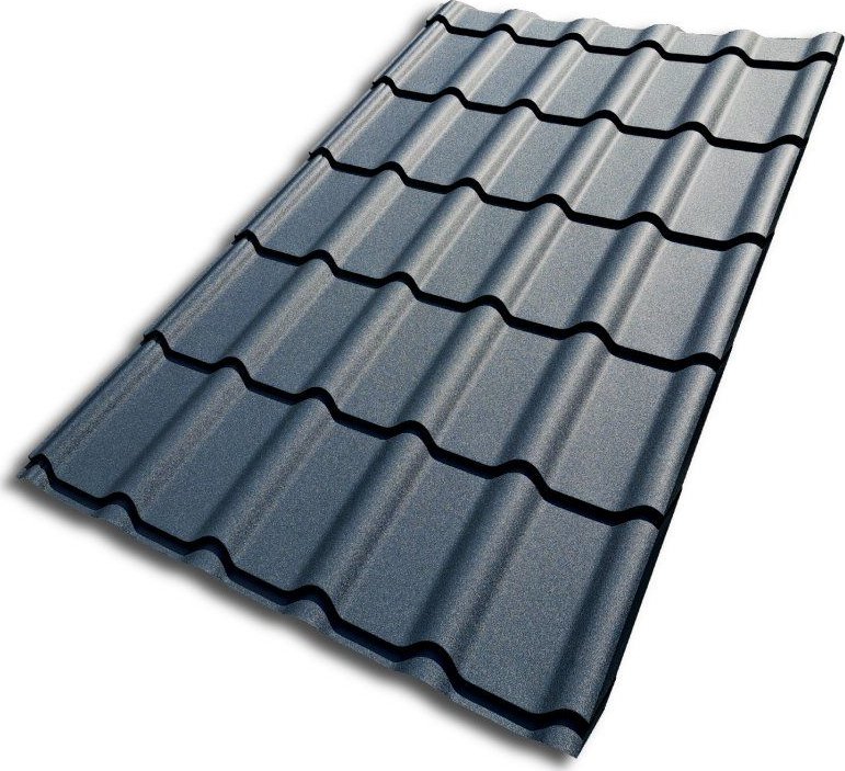 Blachotrapez Diament Eco Plus 350 Pladur Wrinkle MAT 1200 x 1900 x 0,5 mm RAL 7016 antracitová šedá | cena za m²