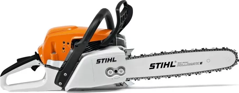STIHL MS 271 (Pila STIHL MS 271 - systém vzduchového filtru pro dlouhou životnost filtru, uzávěry nádrže nevyžadující použití nářadí pro snadné a bezpečné doplňování paliva, rychlý přístup v případě servisu díky jednodílnému krytu motoru.)