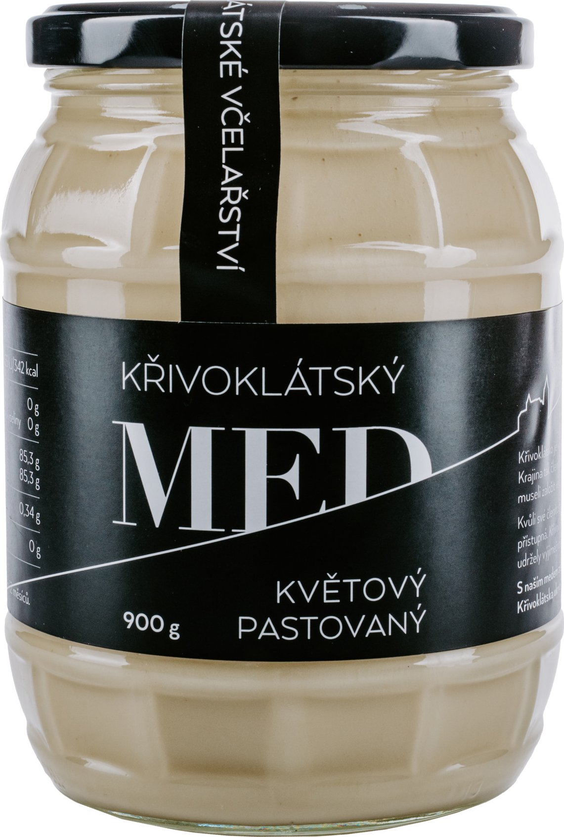 Křivoklátský med Květový pastovaný 900 g