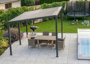 Hliníková bioklimatická pergola STANDARD 400x300 cm