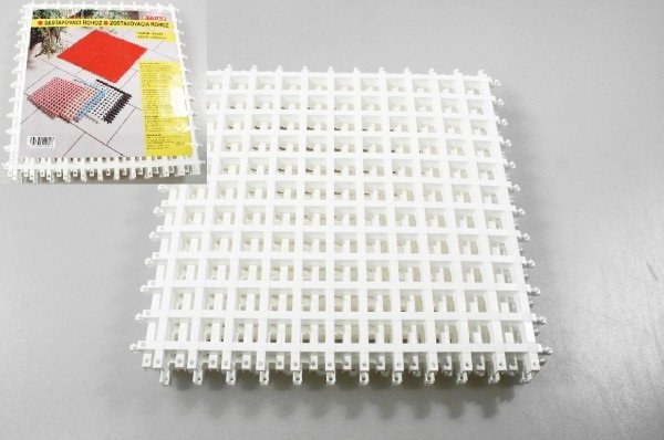 Rohož sestavovací 4ks 25x25cm CZ bílá