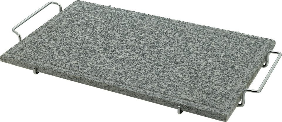 Grilovací kámen GRANIT XL s drážkou a držákem 50x30x1,65cm