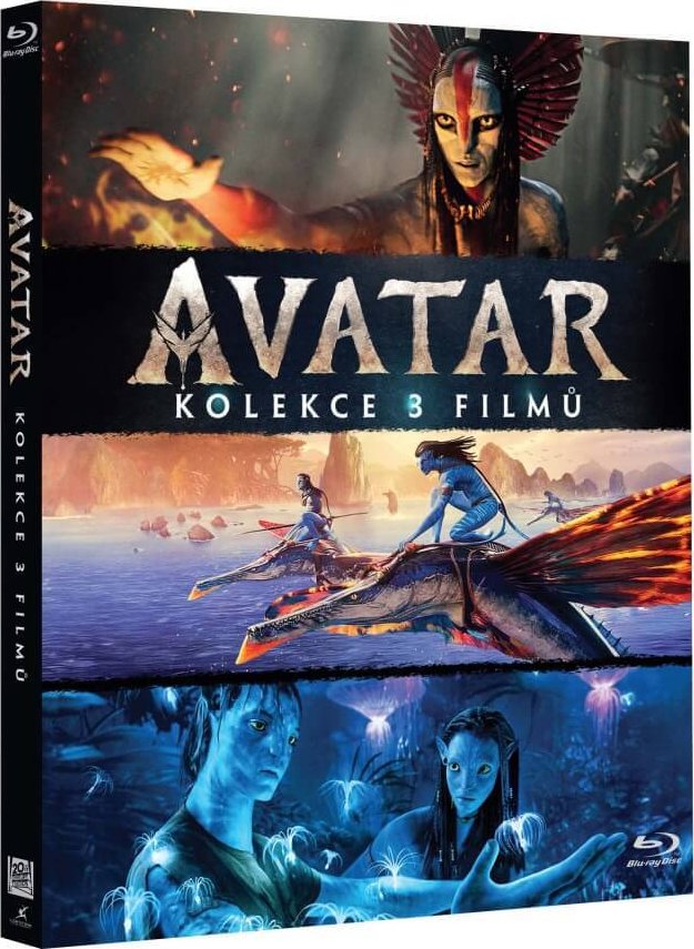 Avatar kolekce 1-3 (3 BLU-RAY)
