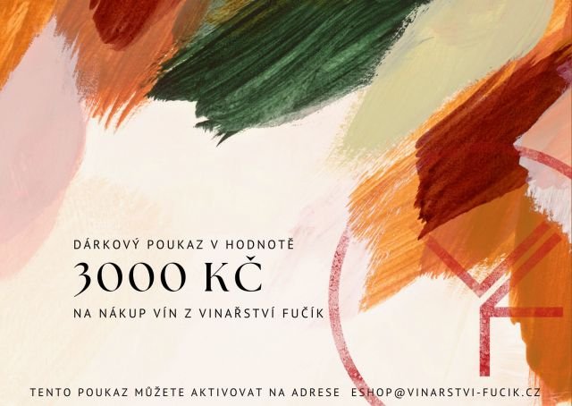 Dárkový poukaz v hodnotě 3 000 Kč