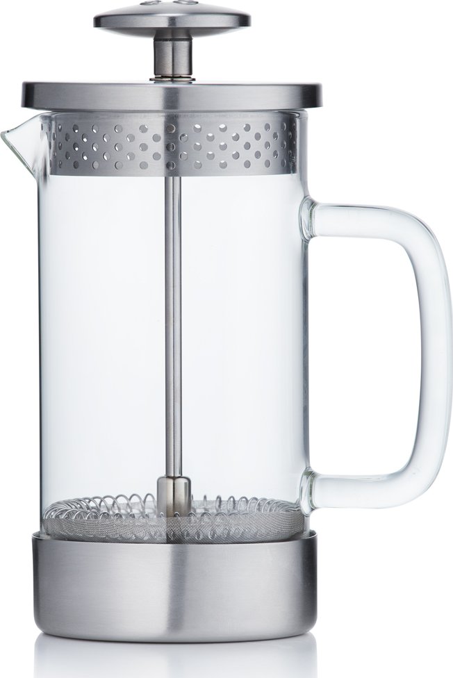 Barista & Co Core Coffee Press Steel 350 ml stříbrný