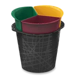 Bama Triciclo na tříděný odpad 3x 4,5 l