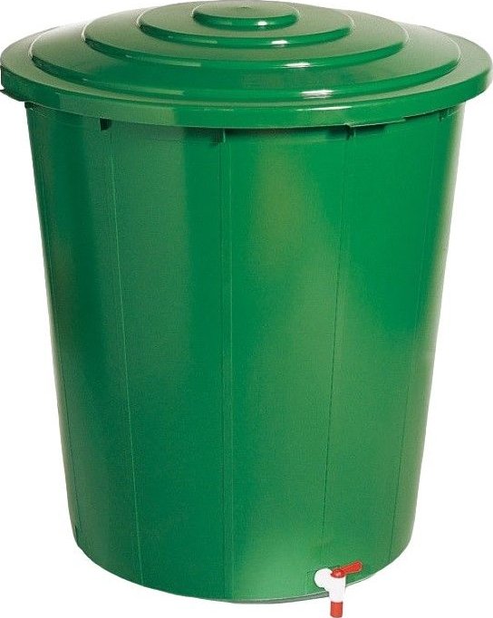Sud na dešťovou vodu, zelený, 200 l 4520