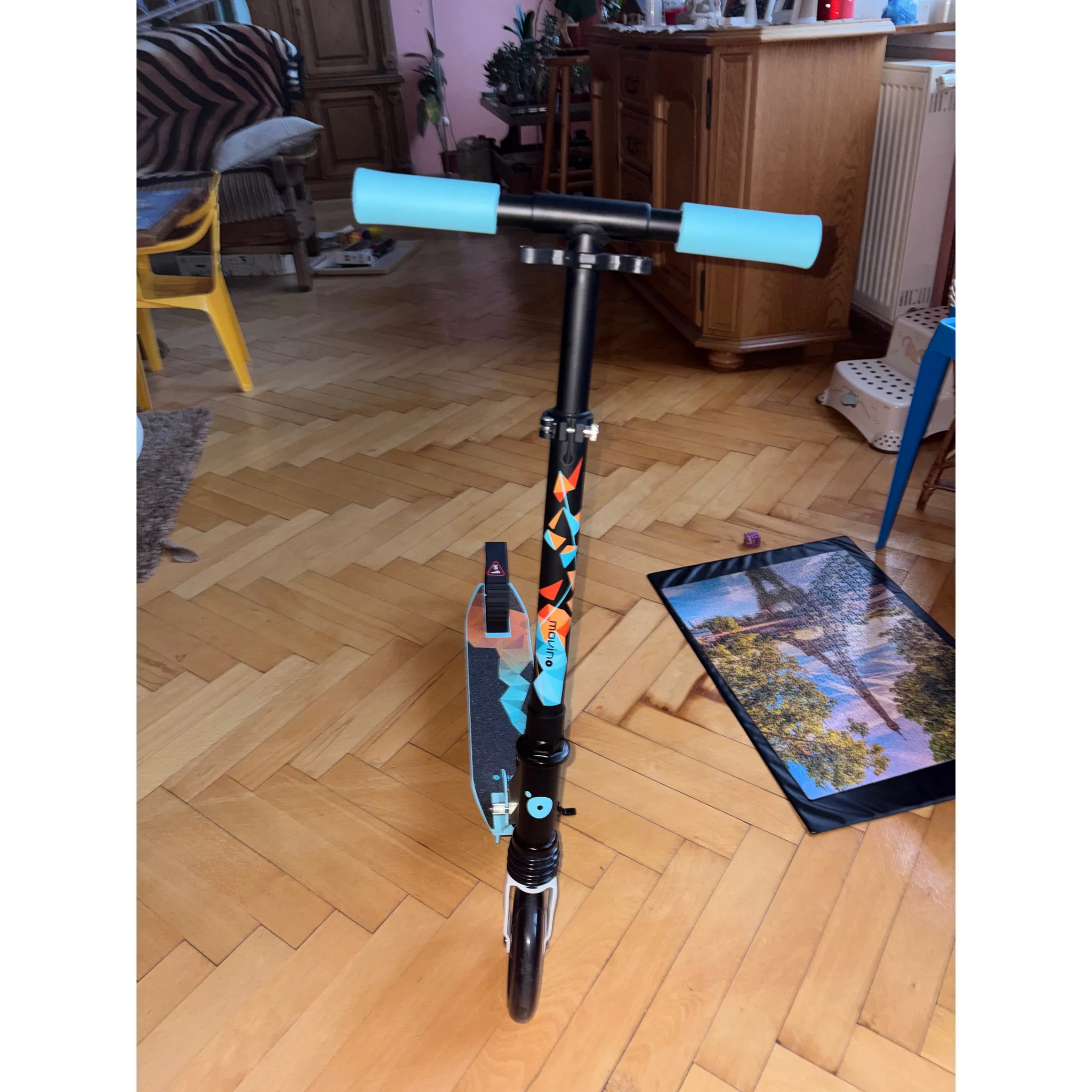 Fotografie 2 - Koloběžka Movino Vibe Blue/Orange