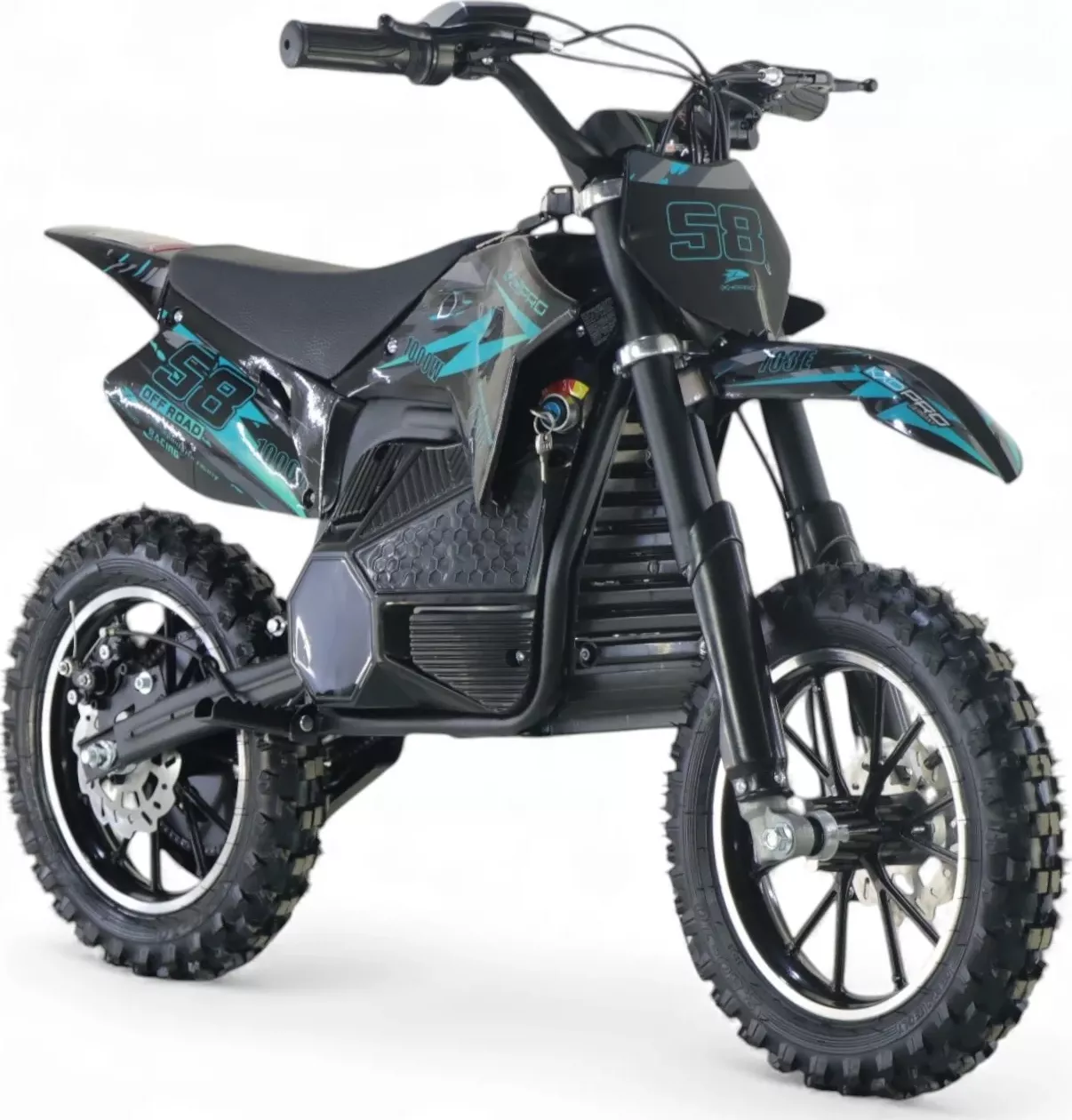 elektro minicross KXD 703 1000W 10/10 - tyrkys