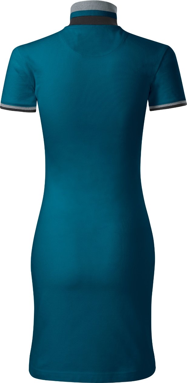MALFINI® Prémiové dámské bavlněné šaty Dress up 271 petrolejová XS + Množstevní slevy