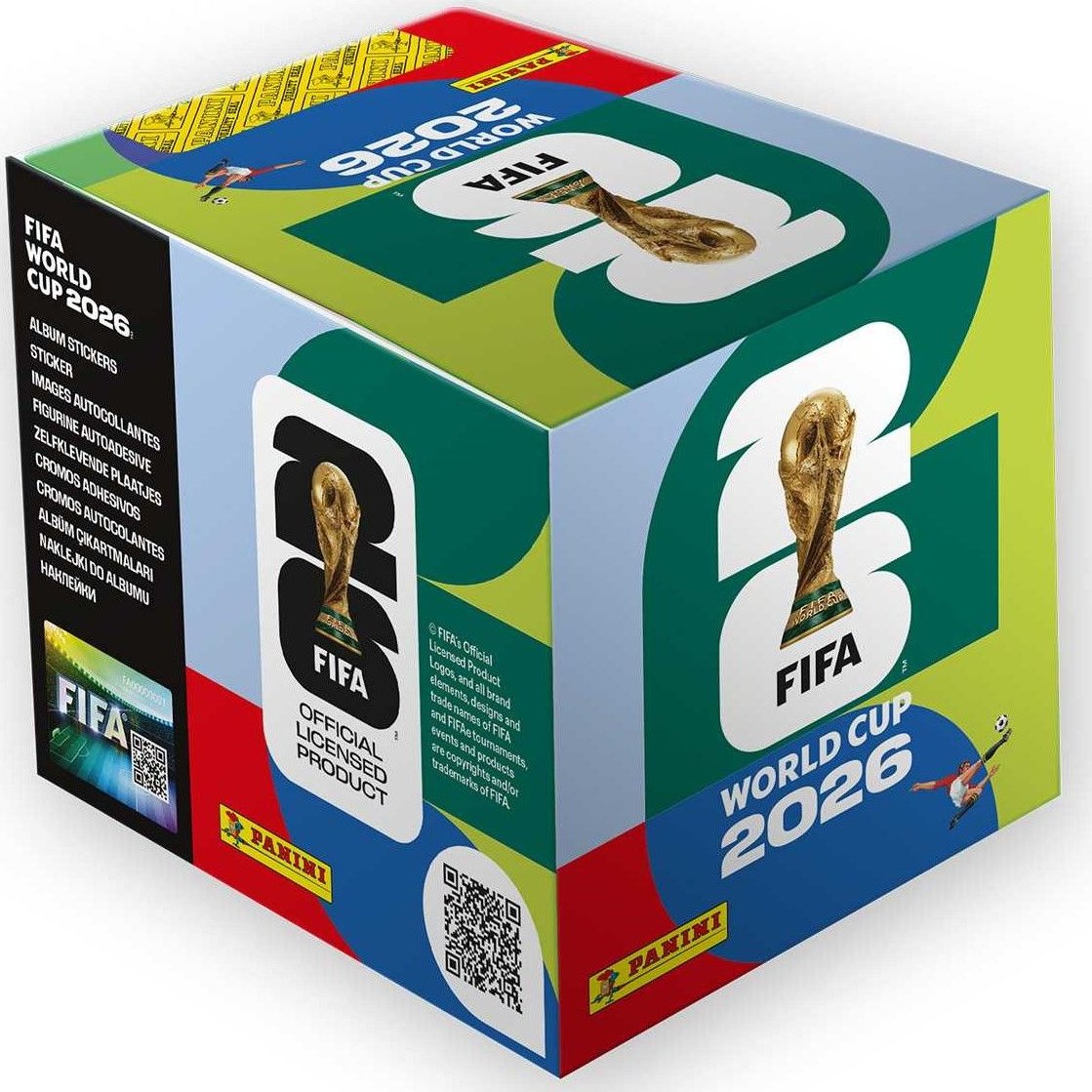 FIFA World Cup 2026 Stickers Box - 50 balíčků fotbalových samolepek