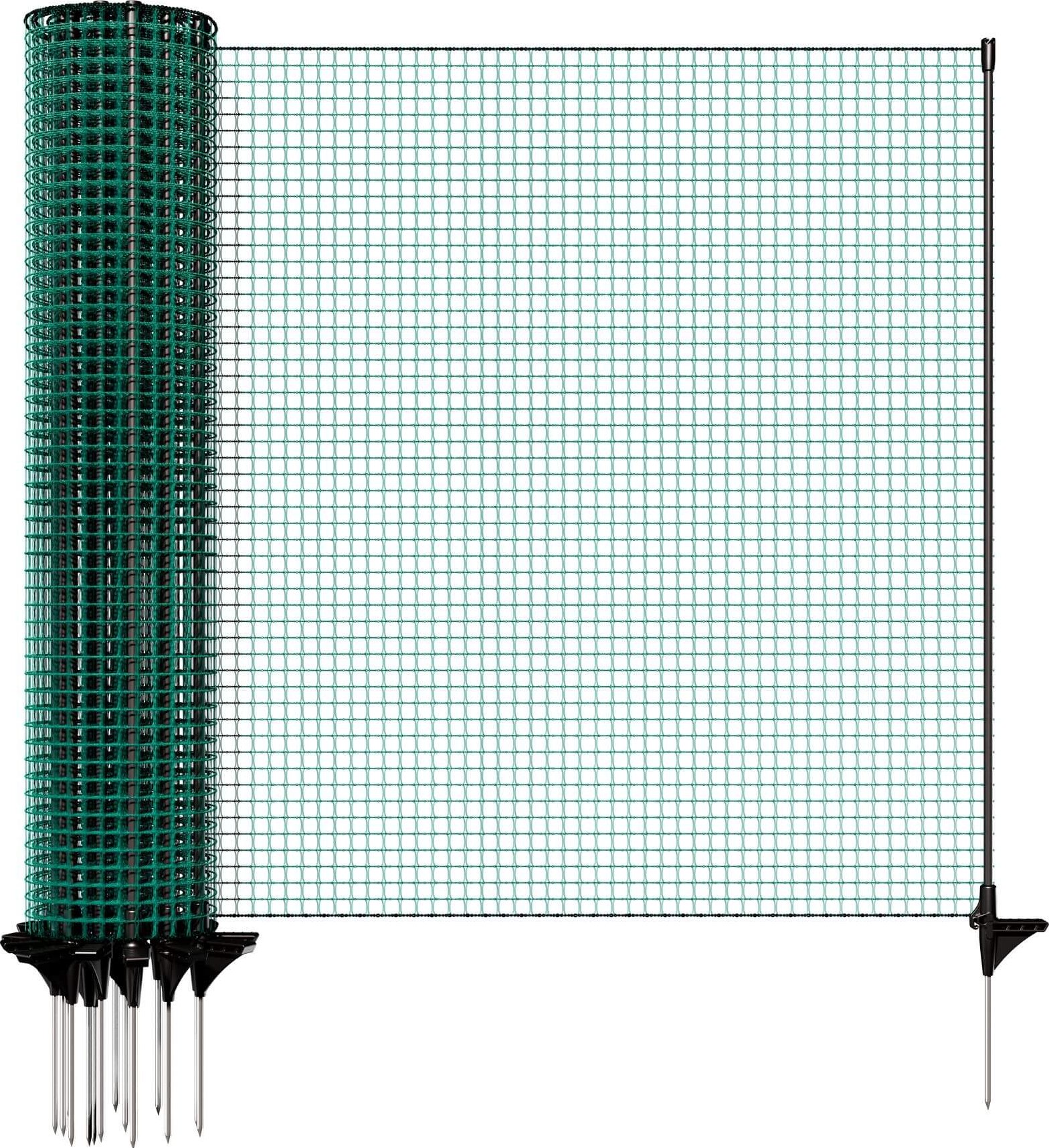 Univerzální zelená ohradníková síť, nevodivá FLEX, délka 25 m, výška 90 cm