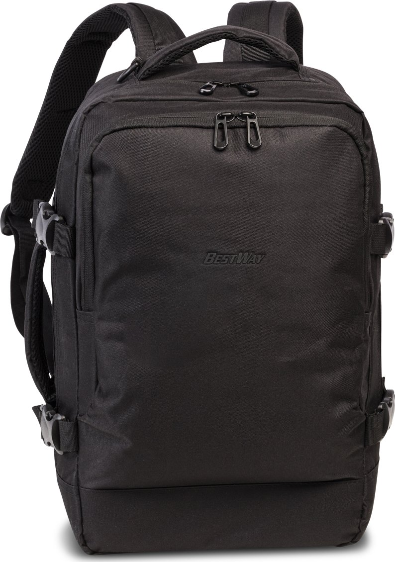 BestWay cestovní batoh Cabin pro small 300D, 25x40x20 cm - černý - 20L