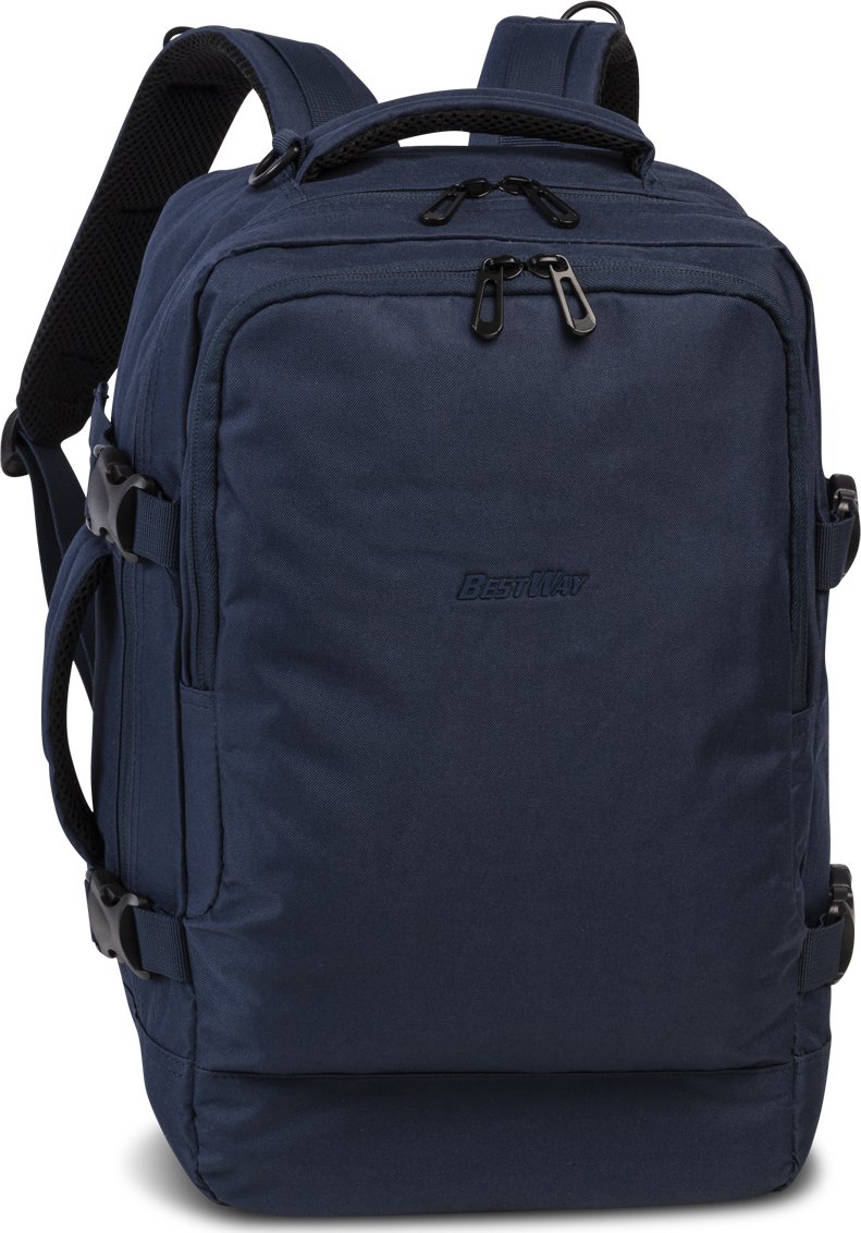 BestWay cestovní batoh Cabin pro small 300D, 25x40x20 cm - navy - 20L