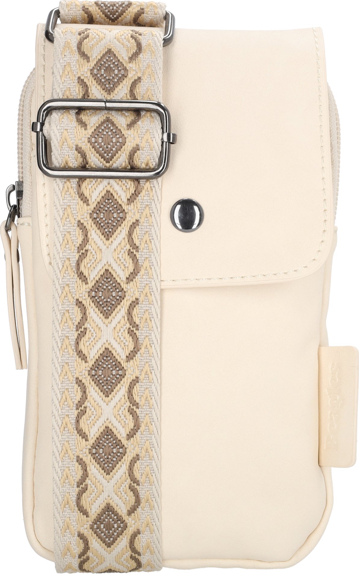 Beagles dámska crossbody taška na mobil Malaga - krémová