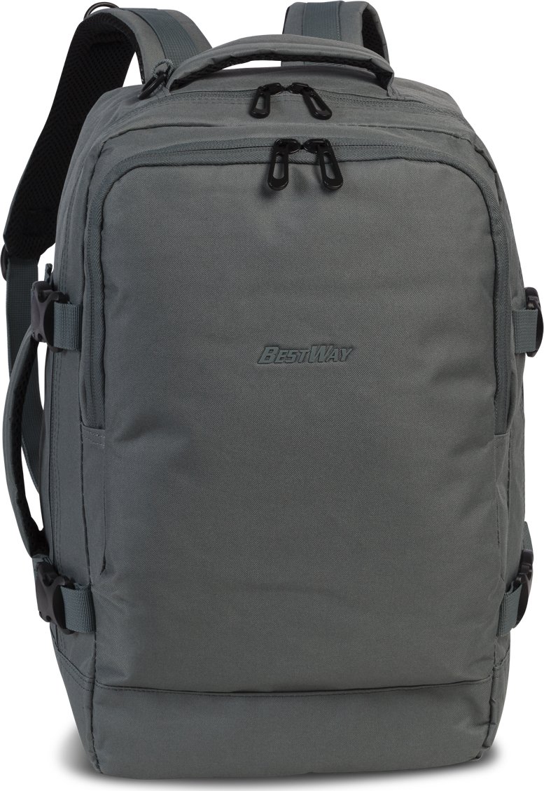 BestWay cestovní batoh Cabin pro small 300D, 25x40x20 cm - tmavě šedý - 20L