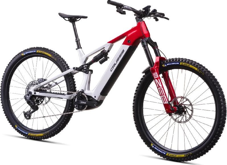 Elektrokolo CRUSSIS e-Full 10.11-PRO (715 Wh) 19,88Ah 29" STŘÍBRNÁ / ČERVENÁ 2026 rám L" + DOPRAVA ZDARMA
