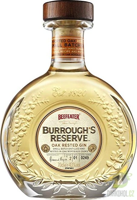 Beefeater Burrough’s Reserve Oak Rested Gin 43% 0,7l + doprava zdarma