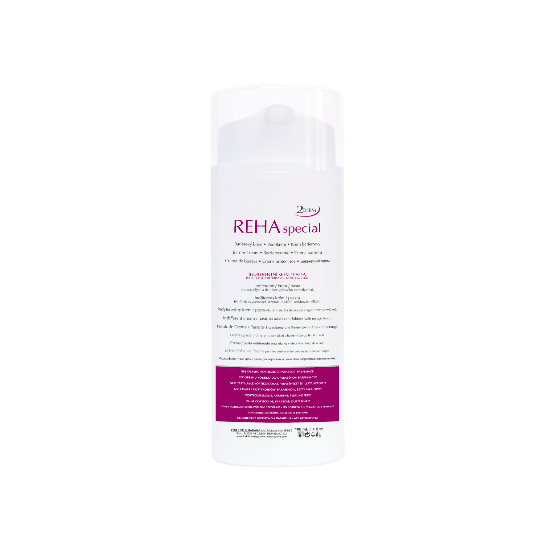 FOR LIFE & MADAGA 2DERM REHA Special - Barierový krém 100 ml