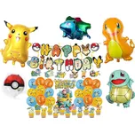 Maxi narozeninová sada Pokémon 65 ks