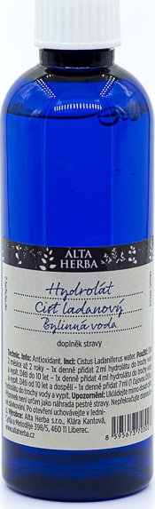 Alta Herba Hydrolát Cist ladanový - Bylinná voda 100ml