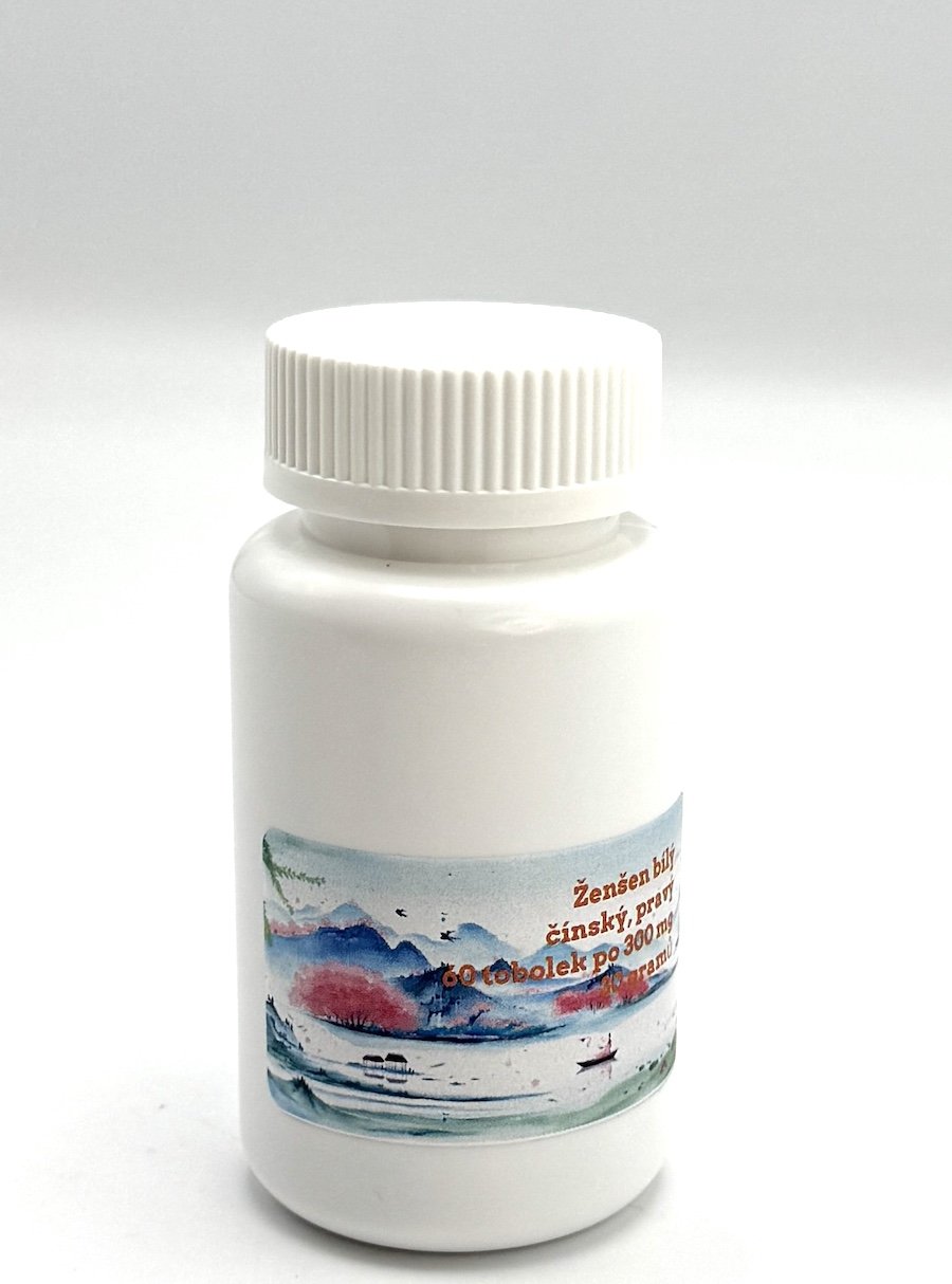 Ženšen, bílý čínský, tobolky, 9letý, selected, 60 ks, 30 gramů (Panax ginseng, C.A. Meyer radix, pulveris, 30 g)