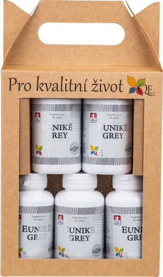 Queen Euniké Life s.r.o. Dárková sada 5× QE Grey