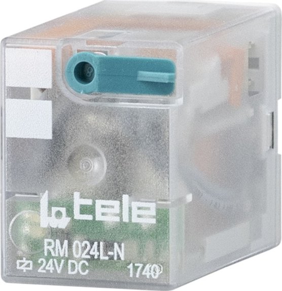 TELE RELÉ MINIATURNÍ RM 024L-N 24VDC 4CO LED 100603LD-N
