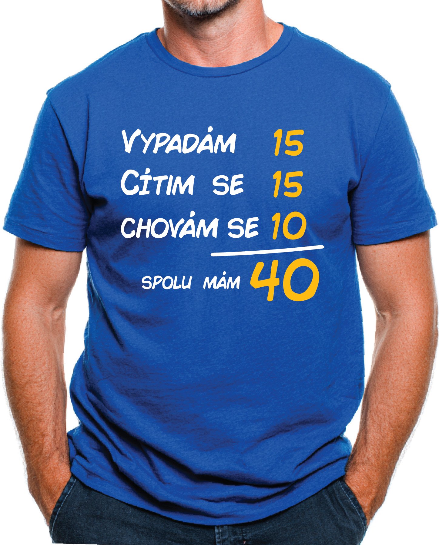 Narozeninové tričko - Spolu mám 40