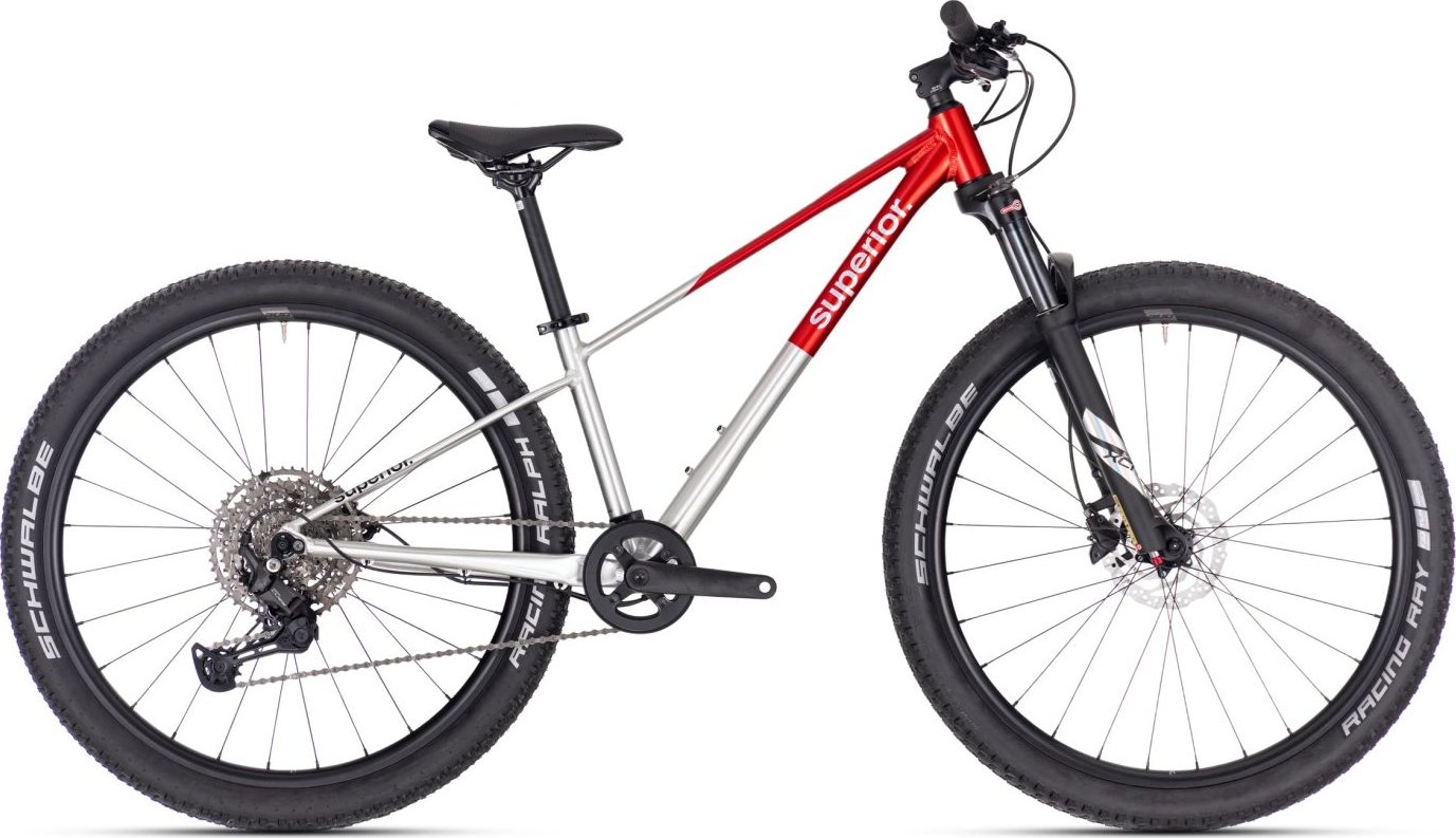 Superior TEAM 27.3 Gloss Brushed Alu / Red 2026 - XS / 13