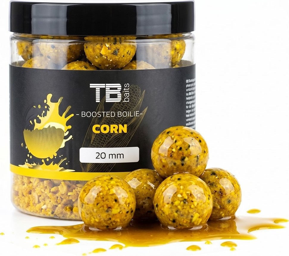 TB Baits Boosterované Boilie Corn 120 g 20mm