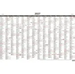 Helma365 Plánovací roční mapa A1…