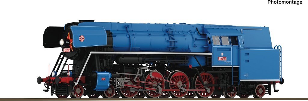 Roco Parní lokomotiva 477 008, ČSD Papoušek - 7100033
