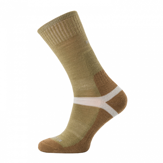 HELIKON ponožky MERINO - Zelená/Coyote : Velikost - L
