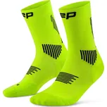 CEP Vysoké ponožky 5.0 lime/černé